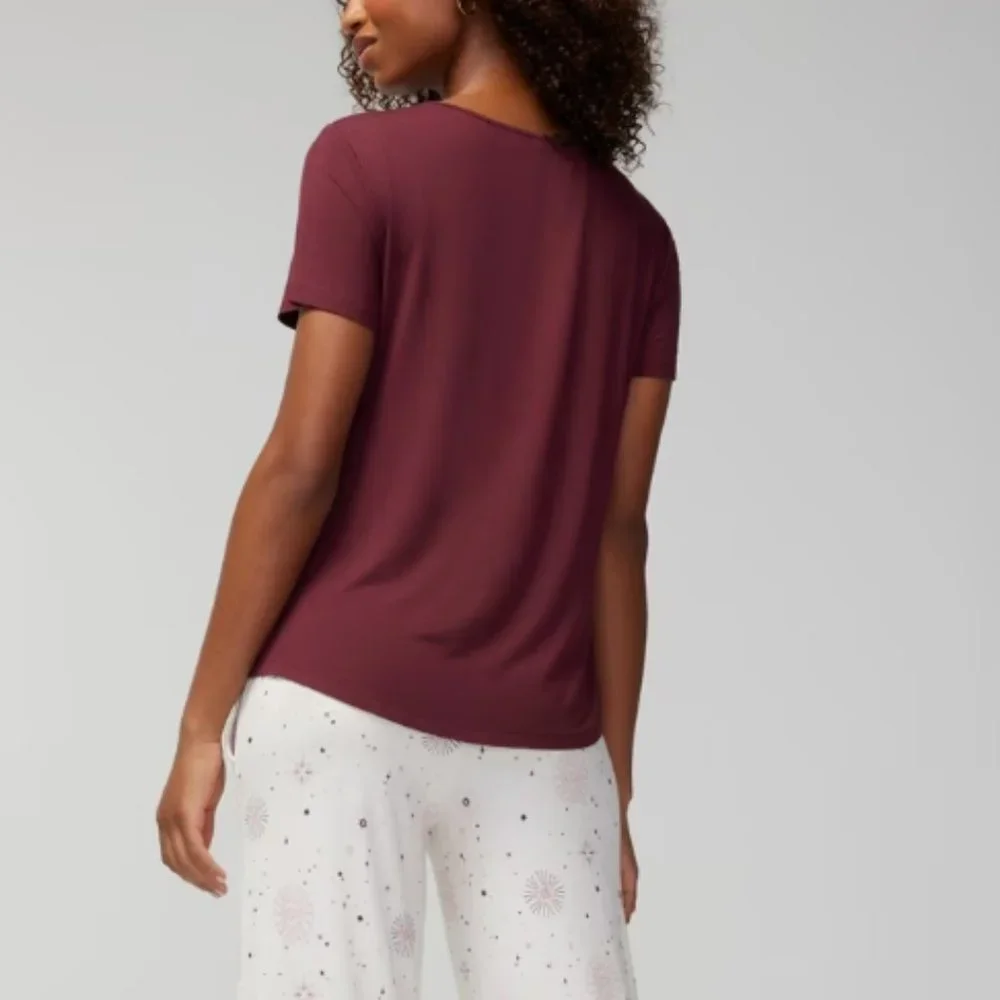 NWT Soma COOL NIGHTS Short-Sleeve Pj Set - Picture 3 of 5